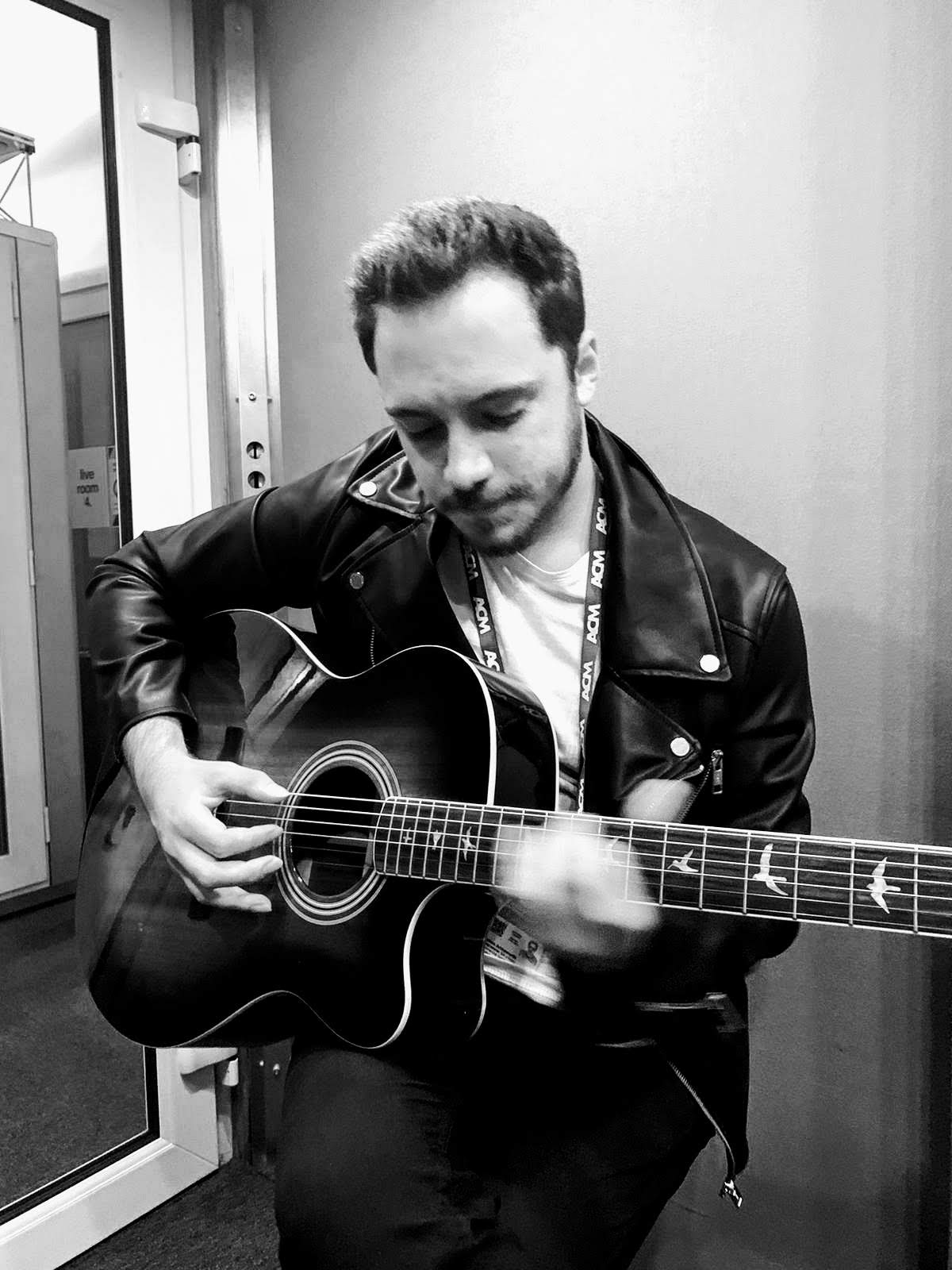 James guitar photo for website