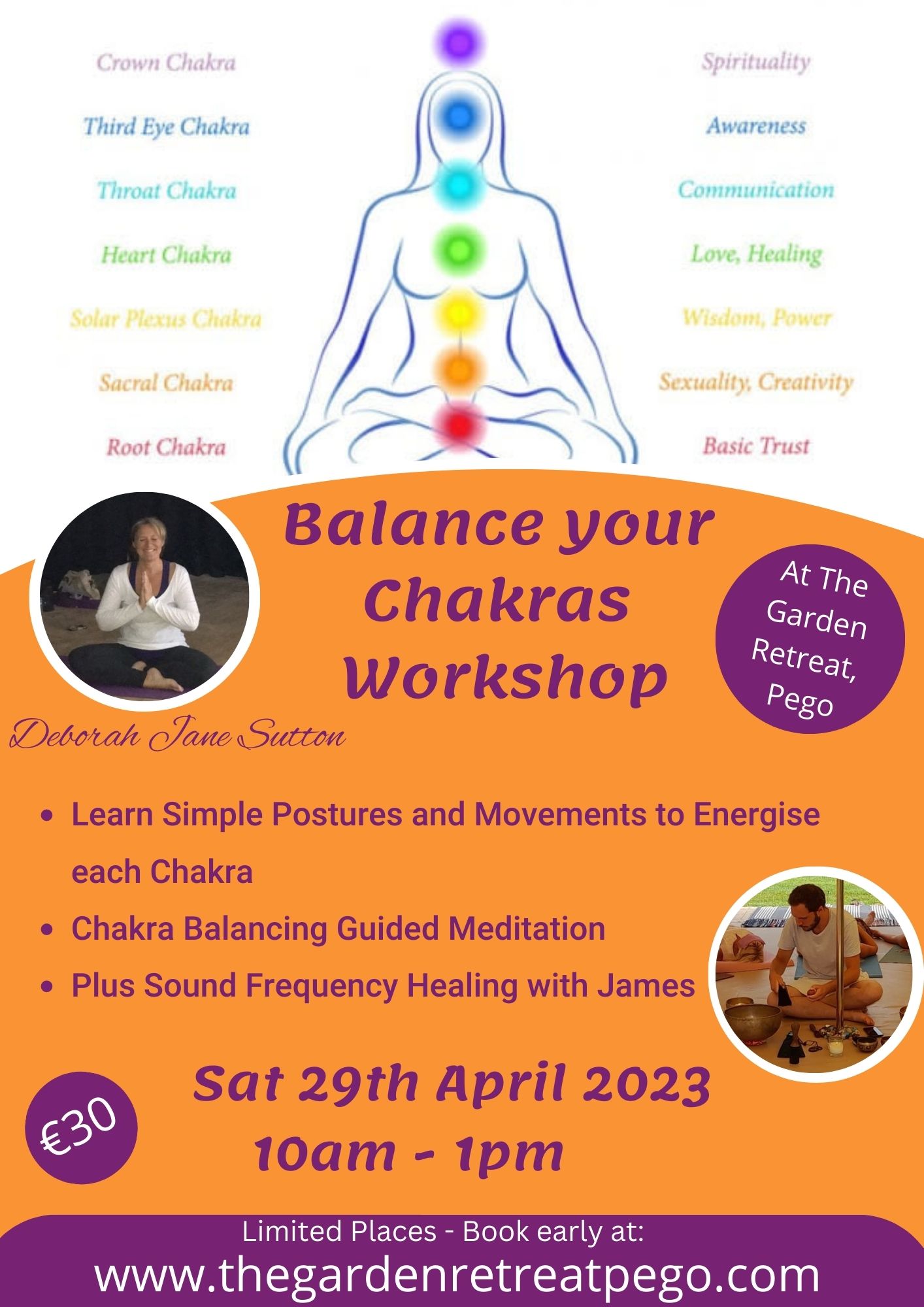 Balance your Chakras Workshop