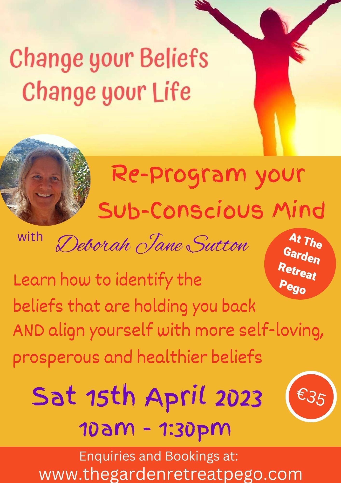 Change your beliefs poster